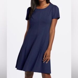 NWT Draper James Short Sleeve Navy Dress Size Medium